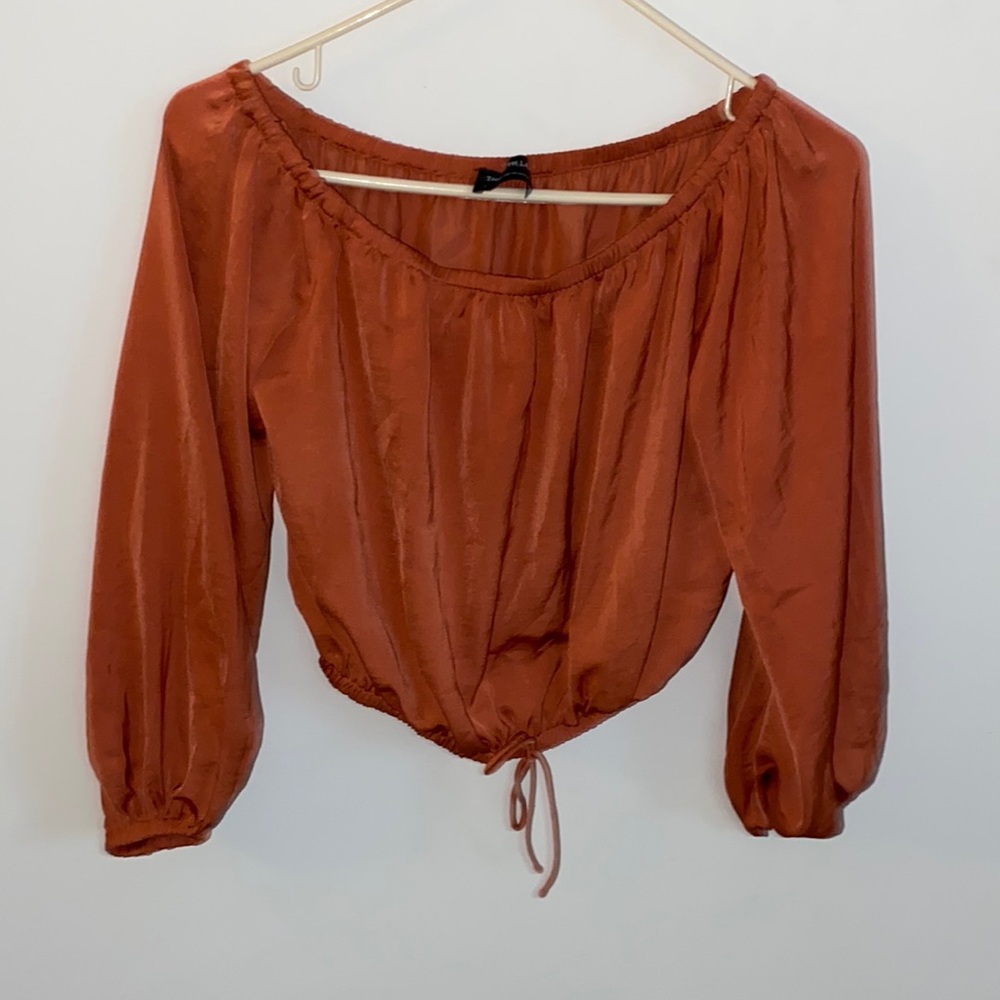 Orange loose top